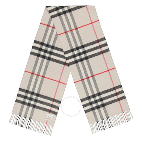 burberry 8015533|Burberry The Classic Check Cashmere Scarf In Stone .